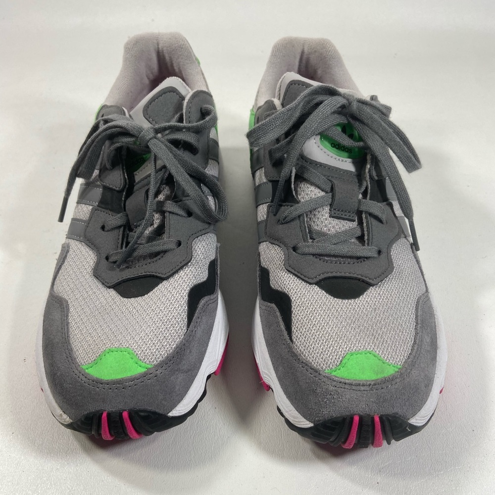 Adidas tennis shoes.